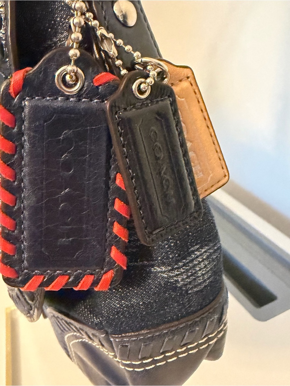 Coach Denim Poppy Hobo Bag - Picture 4 of 10
